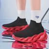 Men's Autumn Lightweight Knit Sneakers - Breathable, Sock-Style, Blade Design for Running and Casual Wear