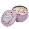 Scented Candles Blue Wind Chimes Aromatherapy Candles for Home Long Burn Scented Candles with Lid Sustainable Use of Tin Boxes