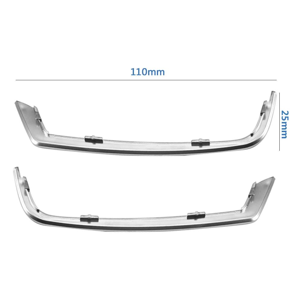 

2 шт. Декоративная накладка на зазор динамика передней двери автомобиля для BMW 5 серии F10 2011-2017, серебристый автомобильный аксессуар для твитера