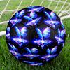 1pc Butterfly Magic Sparkle Theme Soccer Ball Football, Size 5, Lightweight PVC, Outdoor Training Soccer Ball,Gift C6524