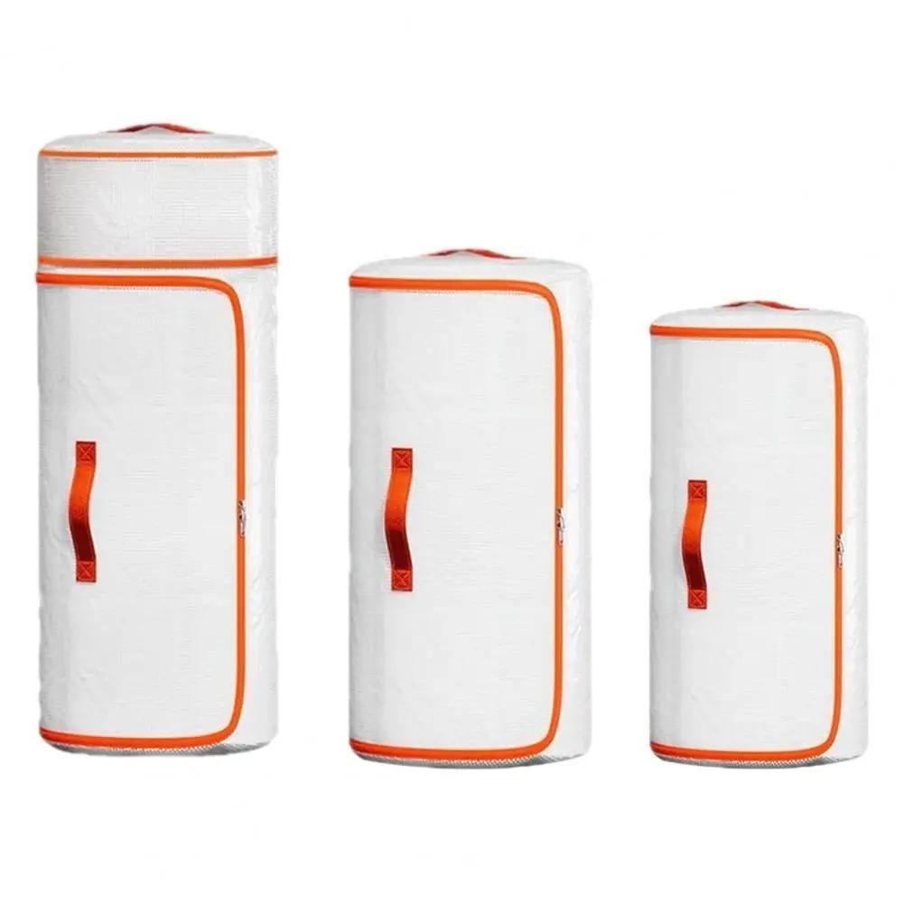 

1pc Large Cylinder Quilt Storage Bag Dustproof Compressible Clothes Quilt Storage Bag Waterproof with Zipper Luggage Moving Bag S чистый