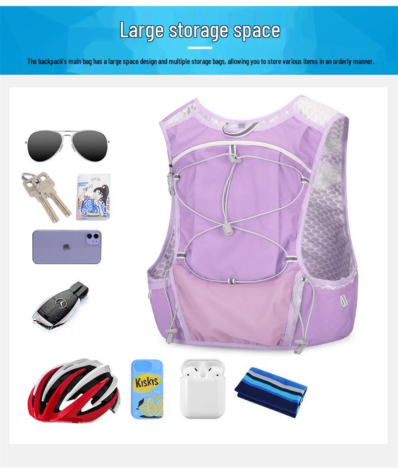 Outdoor Sports Hydration Vest Backpack with Water Bladder for Cycling and Marathon