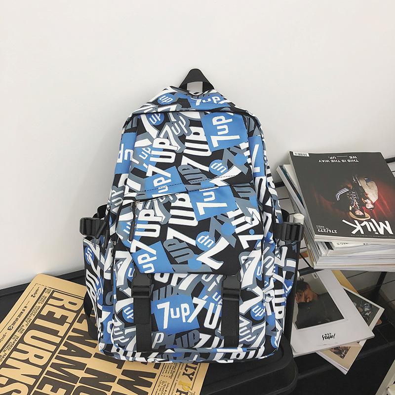 

Новый комикс-рюкзак с граффити имеет высокий уровень внешнего вида, стильный и универсальный, и является повседневным рюкзаком большой вместимости для пары. .