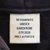 VETEMENTS Long sleeve Barcode Patch Sweatshirts M Navy pullover unisex Men's Used