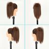 Synthetic Waterfall Straight Short Ponytail Clip In High Heat Resistant Material, Everyday Wear Basic Style