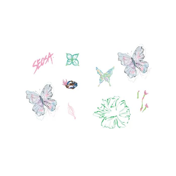 [LIEBESGESCHICHTE] Tattoo-Aufkleber - 04