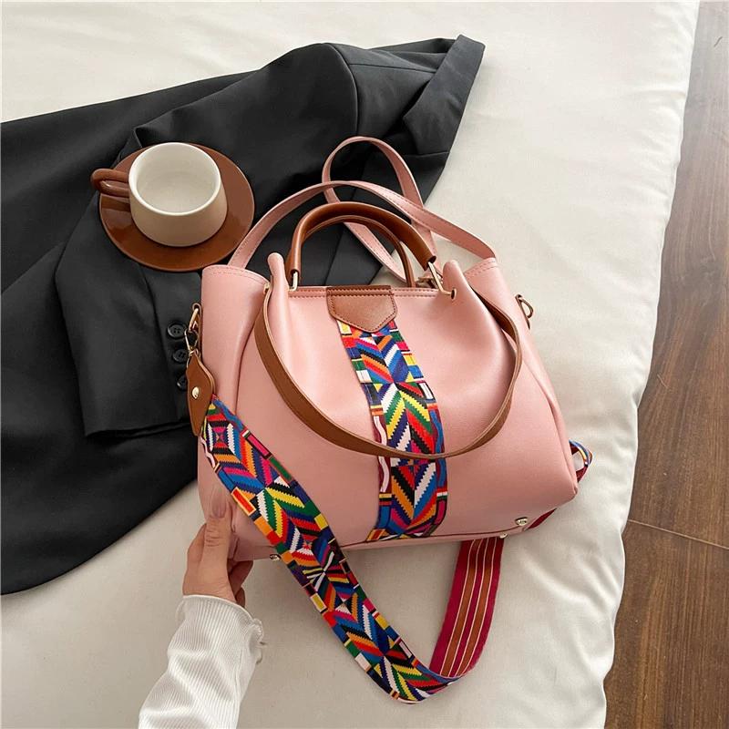 Women's Bag 2025 Summer New European and American Fashion Four-piece Set Mother and Child Bag Portable Shoulder Messenger Bag Bucket Tote Bag