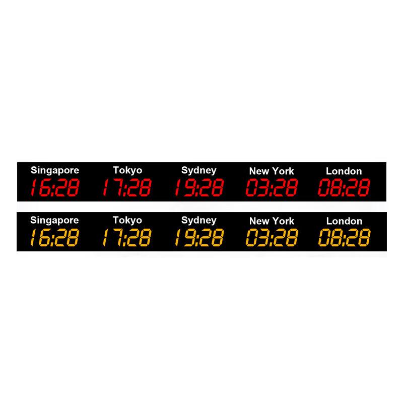 Lianzhicheng LED Multi-Time Zone World Clock