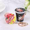 1 Piece Bowl Noodle Turkey Noodles Spicy Ramen Charm Mini Snacks Bag Pendant Simulation Instant Noodles Keychain Christmas Gifts