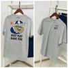 Korean Version Badminton Suit Short Sleeve Tshirt Unisexs and Womens Sweater Jersey Fabric Cotton Sense Sportswear Beach