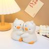 1Pcs Lovely Cartoon Duck Hugging Animal Book Ends Book Stand Holder Decorative Bookends For Desk Office Home Shelf Ornaments
