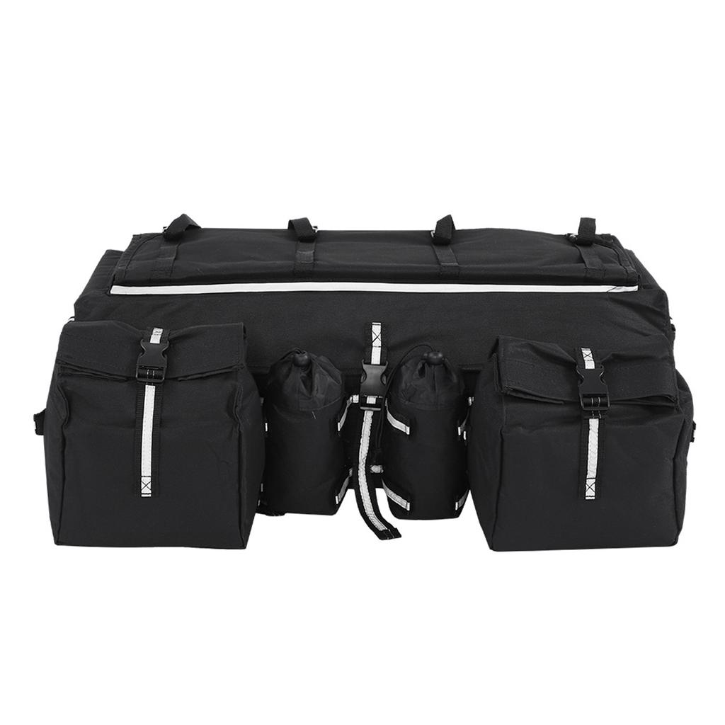 ATV Rear Rack Soft Luggage Storage Cargo Gear Pack Tank Saddle Bag
