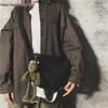 Unisex Trendy Canvas Crossbody Bag: Hip Hop, Japanese, Casual & Versatile Design for Students