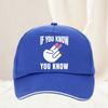 If You Know You Know hat Women Unisex Bold StateUnisext Adult Humor Sarcastic Ironic Baseball Cap Adjustable Dad Hat