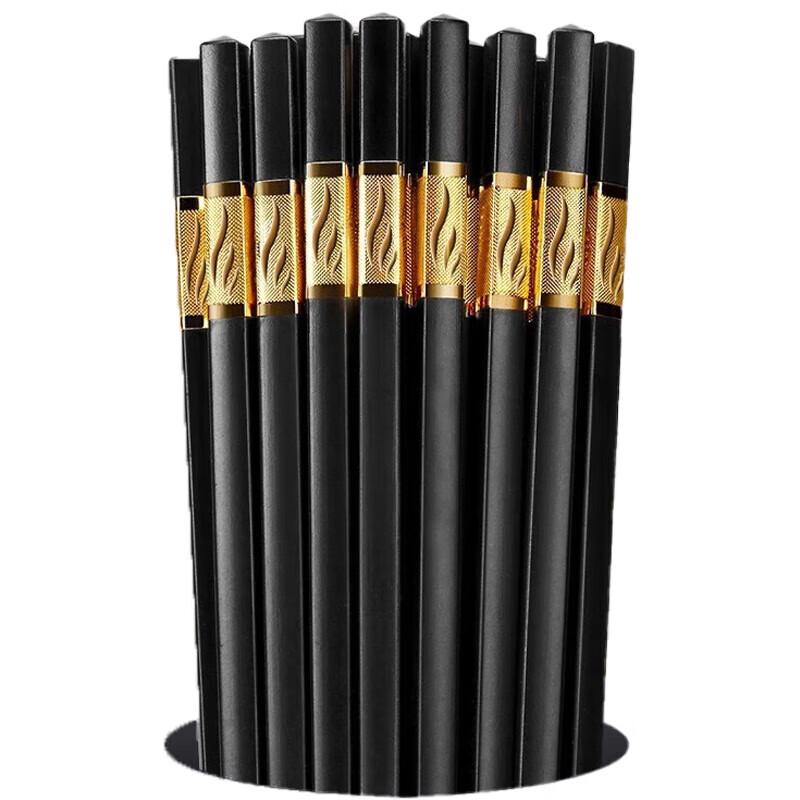 Suncha Antibacterial Alloy Chopsticks (10 Pairs)