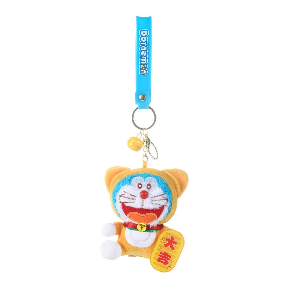 Adorable Japanese Style Doraemon Plush Doll Keychain With Ultra Soft Material For Collectors