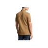 Polo Ralph Lauren Solid Color Logo Embroidered Casual Short Sleeve Polo Shirt Men Tops Brown Yellow MNPOKNI1N822948-270