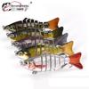7-Section 10cm Plastic Bionic Fish Bait: Multi-Section Artificial Freshwater Lure