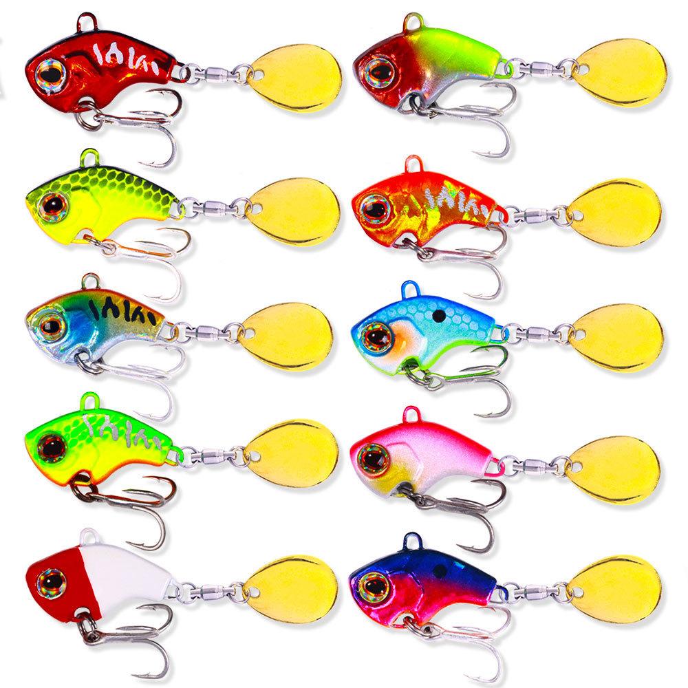 Lure Bait Small Whirlwind Spinner SinkingVIBMicro Object Special Fake Bait for Bass and Mandarin Fish, Long Casting, Suitable fo