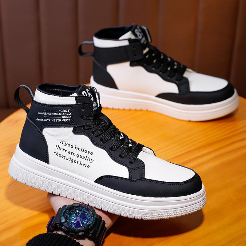 

Осенняя мужская обувь, новая нескользящая и износостойкая мужская популярная спортивная и любительская обувь, молодежный тренд, универсальные высокие кроссовки для сноуборда 39