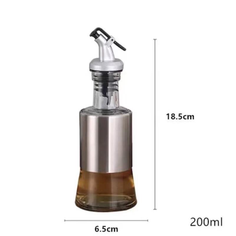 Stainless Steel Condiment Bottle Set