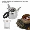 1.5L Stainless Steel Tea Pot Coffee Pot With Removable Filter Durable Hot Water Kettle For Loose Leaf Tea Home Restaurant Teawar