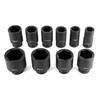 10PCS Metric Deep Impact Socket 3/4 Inch Drive 6 Points Portable Auto Car Tool Set 22-50mm Auto Repair Workshop