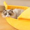 Cat Bed Banana Pet House Cave Cute Cozy Sleeping Bed for Cats Small Animals Durable Puppy Kennel Kitten Basket Cat Accessories