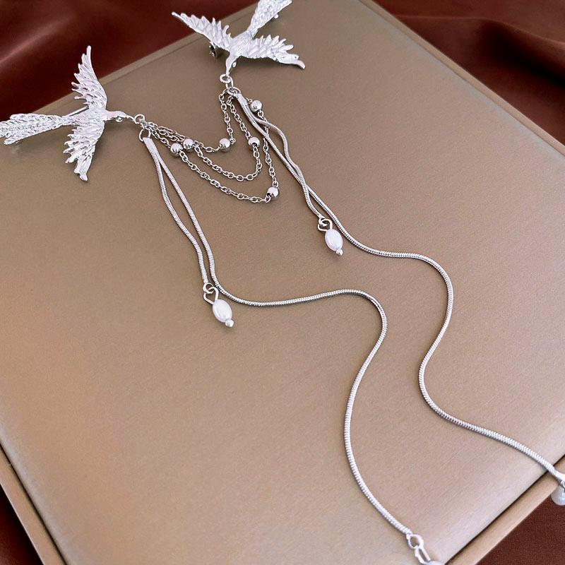 Nuove spille con frange perla fenice cinese per donna Stile vintage Moda Corsage delicato Nuovi spilli Charms Accessori per feste