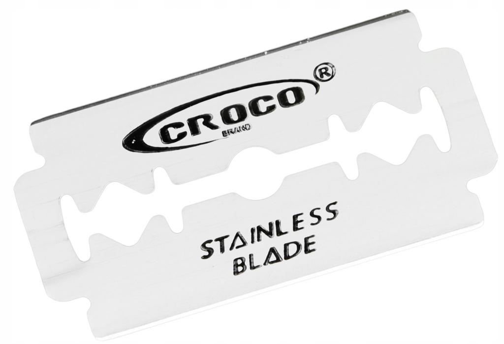 Croco Razor Blade Set 10 pcs durable precision barber razor blades for shaving
