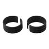 Black Plastic Bicycle Handlebar Conversion Spacer 25 4mm to 31 8mm Adapter