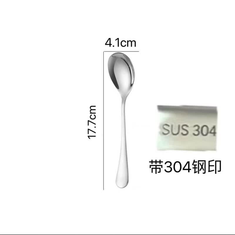 Qianxing 304 Stainless Steel Versatile Dining Spoon