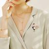 Cultural Zodiacs Rooster Pin Animal Alloy Craftsmanship Brooch Lightweight Accessory For Work Or Celebrations