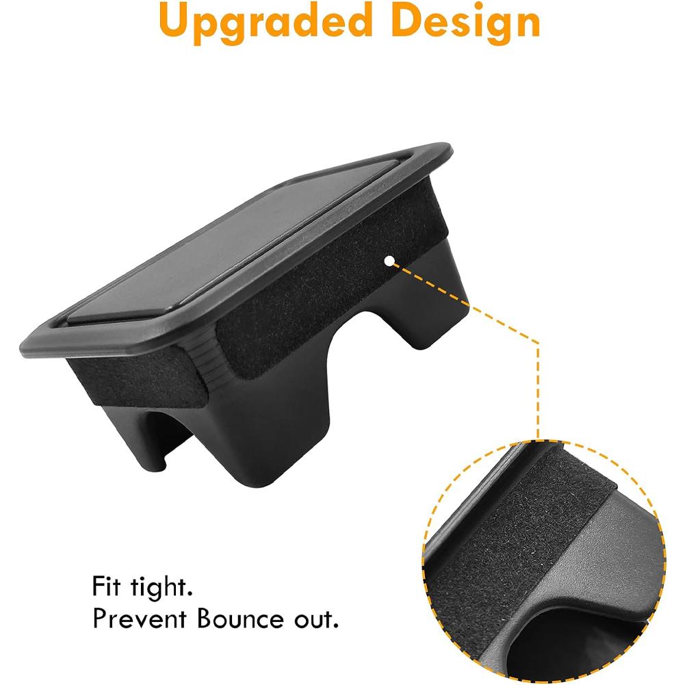 2 Sets Car Trunk Rear Bed Rail Stake Pocket Covers Car Bed Rail Stake Pocket Covers Black Stake Pocket Covers for Ram 2019-2024