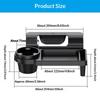 Car Cup Holder Phone Mount Universal Fit Tray Hanging Rack for All Car Models Door Window Pocket Storage