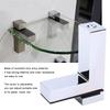 Thickened Clamp Glass Shelf Zinc Alloy Adjustable F Type Board Hardware FittingsGlossy