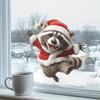 Cartoon Stickers for Celebrating Festivals - Little Raccoon-themed Holiday Decorations Stickers