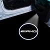 Car Badge Stickers Door Welcome Light HD LED Projector Welcome Light For Mercedes Benz AMG A B C E G CLA GLA W211 W214 W205 W203 JY8
