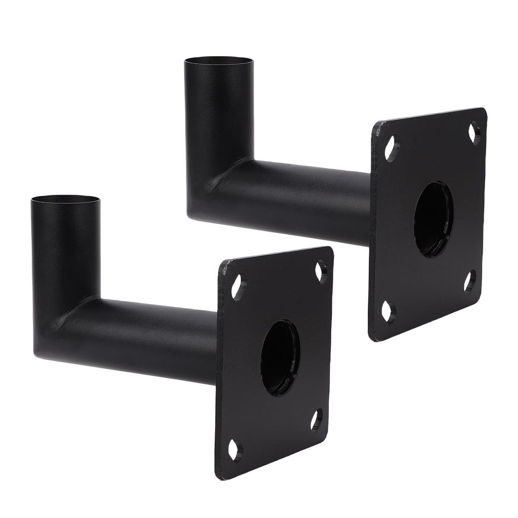 2Pcs 90 Degree Wall Mount Bracket Alloy Steel L Shaped Bracket for Outdoor Flood Lights