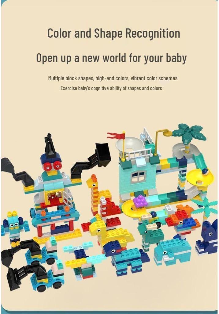 Multifunctional Building Block Table for Kids Ages 3-6: Educational & Playful Gift