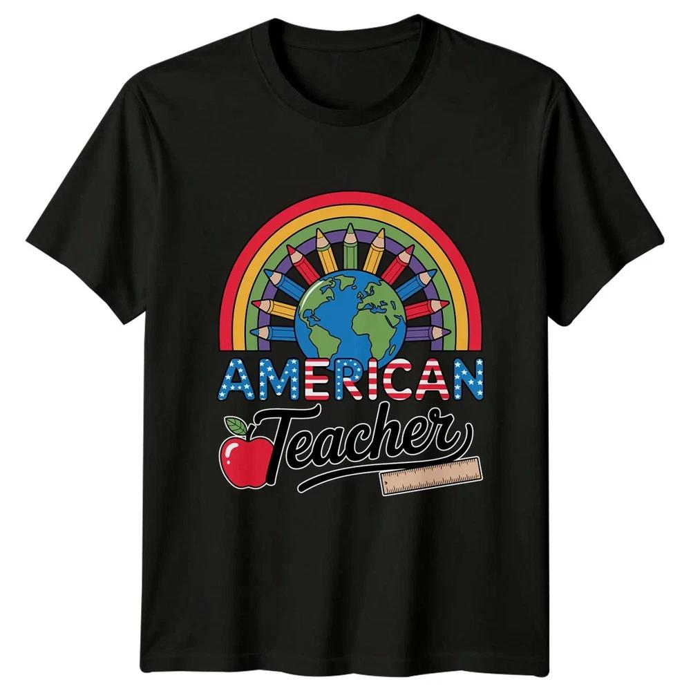 American Teacher Unisex TShirt 4th Of July Gift