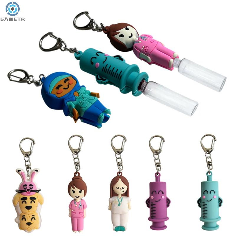 1PC Glass Bottle open Ampoule Bottle Opener Keychain Rubber Cutter Aid Medication Vial Breaker Tool For Home Nurses Doctor Tool1