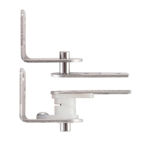 Western Door Hinges, Gravity Hinges, 120-degree Stop, Compatible with Doors up to 10kg in Weight, 20mm to 40mm in Size, Barrel Polished, Sold as a Set