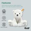 Steiff Cuddly Friends Lasse the Polar 062636 Japanese Bear, 28cm, [Official Product]