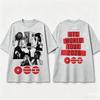 Summer Hot Sale BTS Member Signature Graphics K-wave T-shirt Y2K Men Women Gothic Cotton Oversized T-shirts Oversized Cut for Unrestricted Comfy Wear