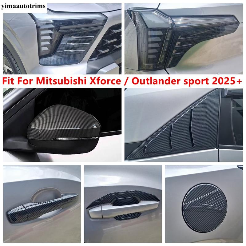 Window Shutter / Rearview Mirror / Fog Light Eyebrow Cover Trim Accessories For Mitsubishi Xforce / Outlander sport 2025 2026