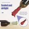 Wine Bottle Pourer Reusable Silicone Wine Stopper Leakproof Champagne Bottle Sealer Keep Drinks Fresh for Home Kitchen Bar Use