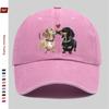 Gorra de Béisbol Estampada con Patrón de Corazón y Perro con Lindo Diseño de Mascota Sombrero para el Sol Cómodo y Ligero Correa Ajustable Fashio