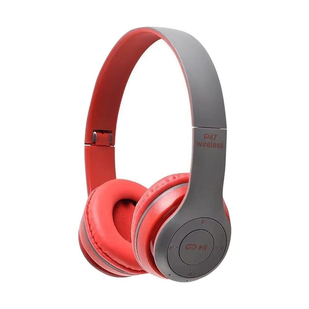 P47 -Stereo Headset 5.0 Bluetooth Headset Folding Series Wireless Sports Game Headset For Iphone .. For Kids Adults Children's Birthday Gift Holiday