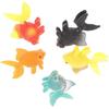 5 Pcs Lifelike Reble Plastic Artificial Moving Floating Fishes Ornament Decorations for Aquarium Fish Tank Pet Supplies